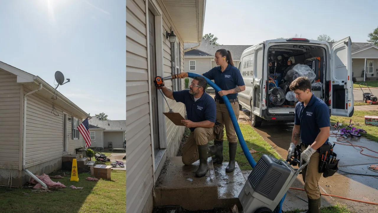 Ceiling Water Damage Restoration in Mechanicstown, OH near me